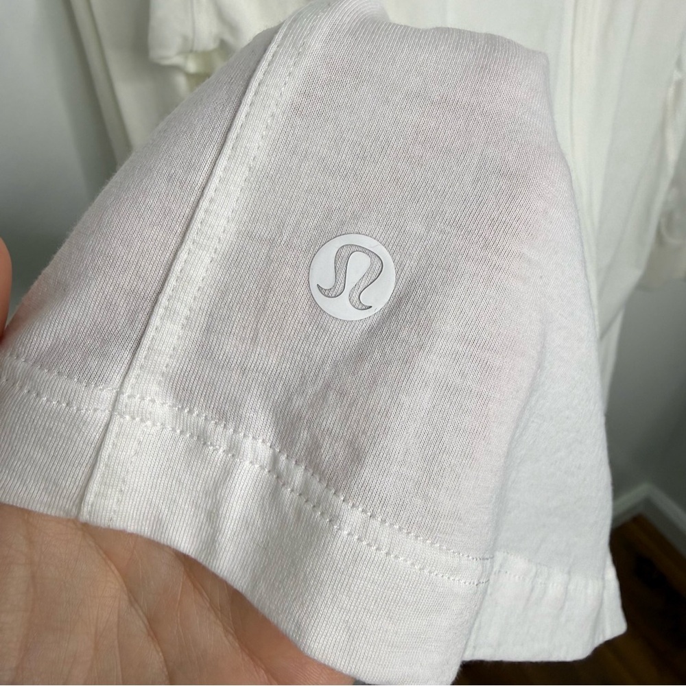 LULULEMON NWT White All Yours Long Sleeve Tee - Picture 8 of 8